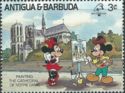 Mickey Mouse Painting Picture of Notre Dame