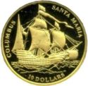 10 Dollars (500th Anniv. Death of Ch. Columbus)