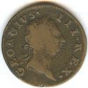 ½ Pence (short bust)