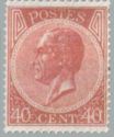 King Leopold I in Profile. Perforation 14½ x 14