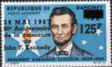 Centenary of death of Abraham Lincoln - surcharged