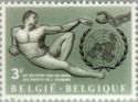 "Adam" (Michelangelo) and U.N. Emblem