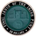 10 Dollars (The Final Issue of the Irish Punt)