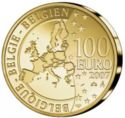 100 Euro (175 Years of Belgian National Mintage)