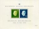 King Baudouin (1930-1993) - Souvenir Sheet