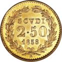 2.50 Scudi (Pius IX)