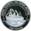 2 Dollars (Ship "Queen Elizabeth")