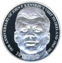 10 Euro (50th Annivers. of Kennedy’s Presidential visit)