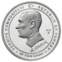 50 Lira (60th Anniversary of Ataturk's Presence in Anitkabir)