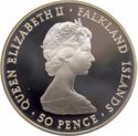 50 Pence (Falkland Liberation - Silver edition)