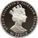 50 Pence (The Opening of Mount Pleasant Airport - Silver edition)