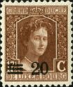 Grand Duchess Marie-Adelaide facing Forward (20 cent / 17½)