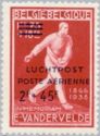 Overprinted 'LUCHTPOST-POSTE ARIENNE'