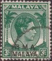 Overprinted "B.M.A. Malaya"