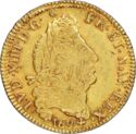 1 Louis d'or (Louis XIV. Older head. - W - Lille)