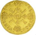 1 Louis d'or (Louis XIV. Older head. - & - Aix)