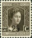 Grand Duchess Marie-Adelaide (Surcharge 25c / 37½c br black)