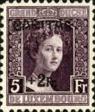 Grand Duchess Marie-Adelaide (Surcharge 2 Fr. on 5 Fr. viole