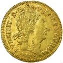 1 Louis d'or (Louis XIV. 8 L's Symbols. - N - Montpellier)