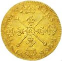 1 Louis d'or (Louis XIV. Symbols - A - Paris)