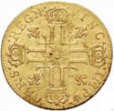 1 Louis d'or (Louis XIV. 8 L's ☀. - D - Lyon)