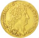 1 Louis d'or (Louis XIV. 8 L's ☀. - T - Nantes)