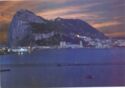 Gibraltar. Night view of Gibraltar