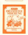 Früchtetee Mischung, Reines Naturprodukt, dif folded