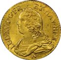 1 Louis d'or (Louis XV. Lunettes - N - Montpellier)