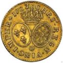 1 Louis d'or (Louis XV. Lunettes - O - Riom)
