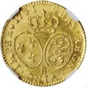 1 Louis d'or (Louis XV. Bandeau - B - Rouen)