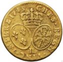 1 Louis d'or (Louis XV. Bandeau - H - La Rochelle)