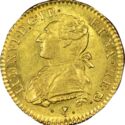 1 Louis d'or (Louis XVI. BD - 🐄 - Pau)
