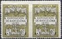 Palau Nacional and coat of arms of Barcelona - Serie 6a.