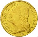 1 Louis d'or (Louis XVI. Nude head - N - Montpellier)