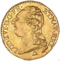 1 Louis d'or (Louis XVI. Nude head - R - Orléans)