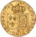 1 Louis d'or (Louis XVI. Nude head - R - Orléans)