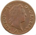 1 Sol (Louis XV - W - Lille)