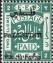 E.E.F. Postage Paid - Overprinted (10mm)
