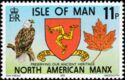 Bald Eagle (Haliaeetus leucocephalus), Coat of Arms of Man, 