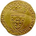 1 Ecu d'or (Charles VII. 1st Type, 1st Issue - Villeneuve-lès-Avignon - No date)