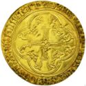 1 Ecu d'or (Charles VII. 3rd Type, 6th Issue - Rouen - No date)