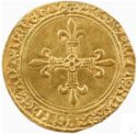 1 Ecu d'or (Louis XI - ♣ - Lyon - No date)