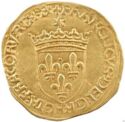 1 Ecu d'or (Francis I - 3rd Issue - Bourges. No date)