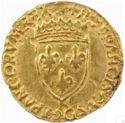 1 Ecu d'or (Francis I - K - Bordeaux. No date)
