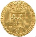 1 Ecu d'or (Francis I - A - Paris. No date)