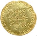 1 Ecu d'or (Francis I - 3rd Issue - Saint-Pourçain. No date)