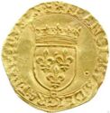 1 Ecu d'or (Francis I - H - La Rochelle. No date)