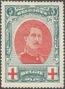 King Albert I - Red Medallion - Perf. 14
