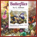 Butterflies Paintings by G. Salmon
